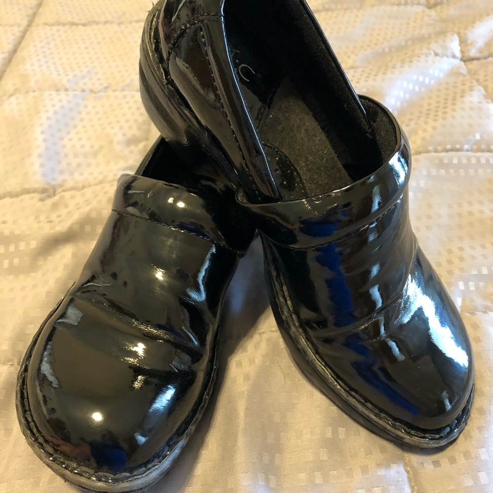 B.O.C by Born - Black Patent Clogs